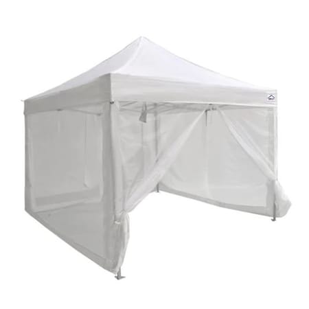 Impact Canopy Breeze Wall Kit - Zippered Mesh Sidewalls for 10 FT x 10 FT  Pop-Up Tent Canopy, White 033150001